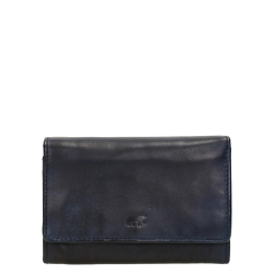 Bear Design Portemonnee / Portefuille Dames Leer Flappie Groen