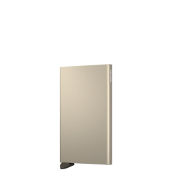 Secrid Pasjeshouder / Kaarthouder Uitschuifbaar RFID Aluminium Cardprotector Beige