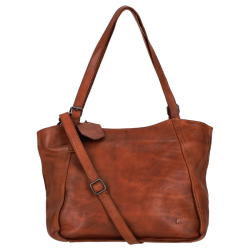 Bear Design Shopper / Schoudertas Dames Leer Yvonne Bruin