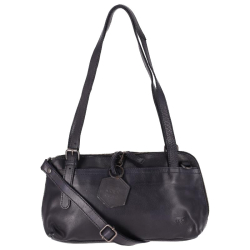 Bear Design Crossbodytas / Schoudertas Dames Leer Daphne Zwart