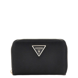 Guess Portemonnee / Portefuille met rits Dames Laurel Zwart
