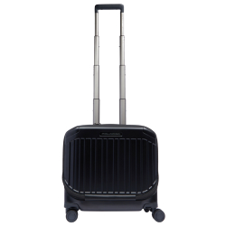 Piquadro Laptoptrolley / Businesstrolley 15.6 Inch PQ Light Zwart