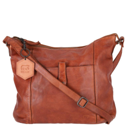 Bear Design Crossbodytas / Schoudertas Dames Leer Sophia Bruin