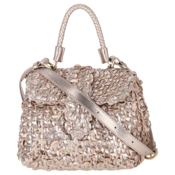 Allan K Crossbodytas / Handtas Dames Leer Kirsten Mini Canope Beige