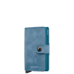 Secrid Pasjeshouder / Kaarthouder Uitschuifbaar RFID Leer voor pasjes en briefgeld Miniwallet Vintage Groen