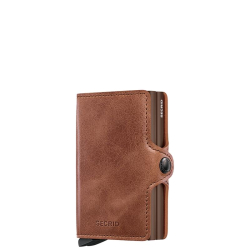 Secrid Pasjeshouder / Kaarthouder Uitschuifbaar RFID Leer voor pasjes en briefgeld Twinwallet Vintage 