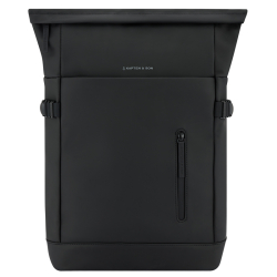 Kapten & Son Laptoprugzak / Rugtas / Schooltas 15 Inch Vegan Helsinki Zwart