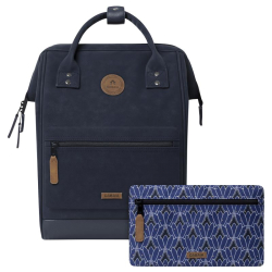Cabaia Laptoprugzak / Rugtas / Schooltas 14 Inch Adventurer Medium Zilver