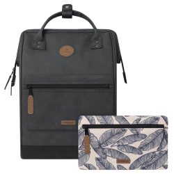Cabaia Laptoprugzak / Rugtas / Schooltas 16 Inch Adventurer Large Zilver