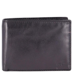 Bear Design Portemonnee / Portefeuille Heren Billfold Leer Joep Zwart