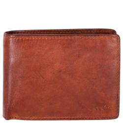 Bear Design Portemonnee / Portefeuille Heren Billfold Leer Joep Bruin
