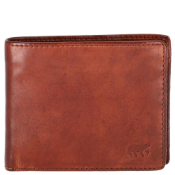 Bear Design Portemonnee / Portefeuille Heren Billfold Leer Joep Bruin