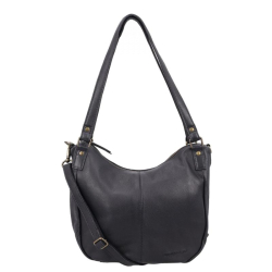 House of Sajaco Crossbodytas / Schoudertas  Dames Leer House of Nordic Zwart