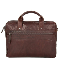 Spikes & Sparrow Laptoptas / Aktetas / Werktas 13 Inch Leer Bronco 