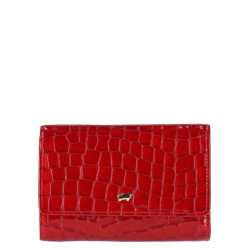 Braun Buffel Portemonnee / Portefeuille Dames met drukknoop Verona Cognac