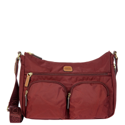 Brics Crossbodytas / Schoudertas Dames X-Collection Cognac