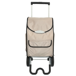 Enrico Benetti Boodschappenwagen / Boodschappentrolley Inklapbaar Tokyo Beige