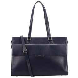 DSTRCT Laptoptas / Aktetas / Werktas Dames 15.6 Inch Leer Floater Field Groen