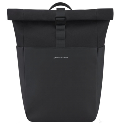 Kapten & Son Laptoprugzak / Rugtas / Schooltas Vegan 14 Inch Lund Basic Zwart