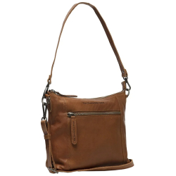 The Chesterfield Brand Schoudertas / Crossbodytas Dames Leer Waxed Pull Up Bruin
