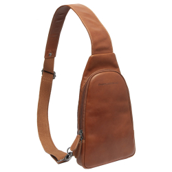 The Chesterfield Brand Crossbodytas / Slingbag Leer Waxed Pull Up Bruin