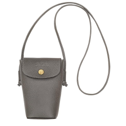 Longchamp Telefoontas Dames Leer Epure Zilver