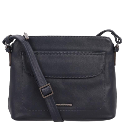Claudio Ferrici Crossbodytas / Schoudertas Dames Leer Soft Groen