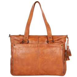 Spikes & Sparrow Laptoptas / Werktas / Dames 15.6 Inch Apache Bruin