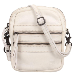 Bear Design Crossbodytas / Schoudertas Dames Leer Femke Oranje