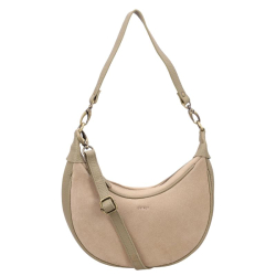 DSTRCT Schoudertas / Crossbodytas Dames Suède Portland Road Beige Rose