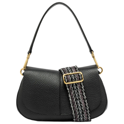 Gianni Chiarini Crossbodytas / Schoudertas  Dames Leer Helena Round Zwart