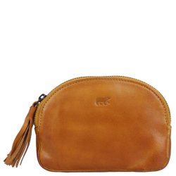 Bear Design Portemonnee Dames Leer Penny Goud