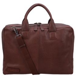 Plevier Laptoptas / Aktetas / Werktas 15.6 inch Leer Bruin 