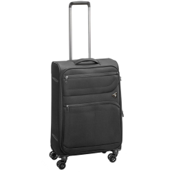 North Pioneer Koffer / Trolley / Reiskoffer 68 cm (Medium) Gate Zwart
