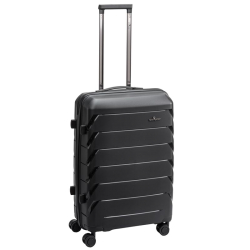 North Pioneer Koffer / Trolley / Reiskoffer 66 cm (Medium) LHR London Zwart