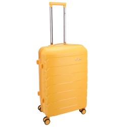 North Pioneer Koffer / Trolley / Reiskoffer 66 cm (Medium) LHR London Goud