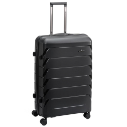 North Pioneer Koffer / Trolley / Reiskoffer 76 cm (Large) LHR London Zwart