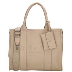 Charm London Schoudertas / Laptoptas / Schooltas Dames Bond 15.6 Inch Rose