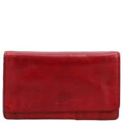 Bear Design Portemonnee / Portefuille Dames Leer Emma Cognac