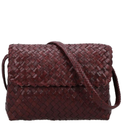 Allan K Crossbodytas / Schoudertas Dames Leer Caroline Toledo Cognac