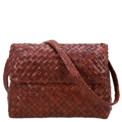 Allan K Crossbodytas / Schoudertas Dames Leer Caroline Toledo Bruin