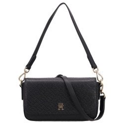 Tommy Hilfiger Crossbodytas / Schoudertas Dames TH Icon Mono Zwart