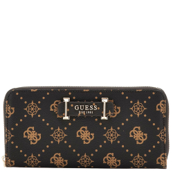 Guess Portemonnee / Portefuille met rits Dames Silia Brons
