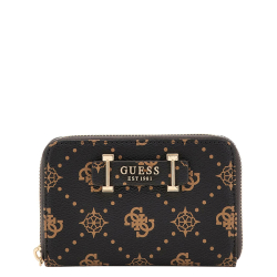 Guess Portemonnee / Portefuille met rits Dames Silia Brons