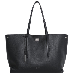 Smaak Amsterdam Schoudertas / Shopper Dames Leer Dean Zwart