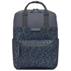 Kapten & Son Laptoprugzak / Rugtas / Schooltas 15 Inch Vegan Bergen Pro Leo Dark Grey Zilver