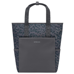 Kapten & Son Laptoprugzak / Rugtas 14  Inch Vegan Lindby Leo Dark Grey Zilver