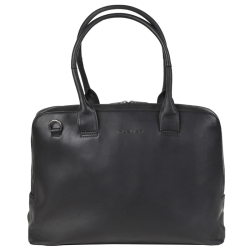 Plevier Laptoptas / Aktetas / Werktas 16 inch Leer Zwart Zwart