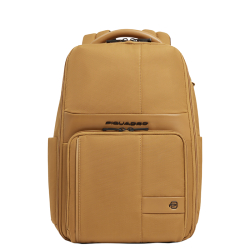 Piquadro Laptoprugzak / Rugtas / Laptoptas 14 Inch W129 Goud