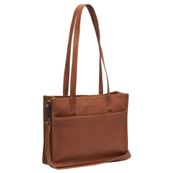 The Chesterfield Brand Schoudertas / Shopper Dames Leer Waxed Pull Up Bruin